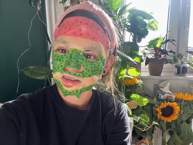 maseczka na płachcie 