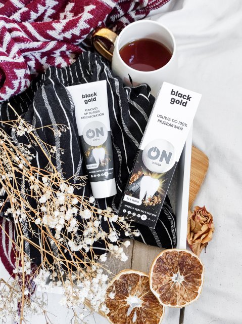 WhiteON Pasta do zębów, Black Gold