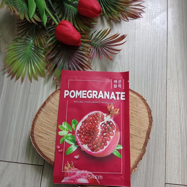 The Saem Maska do twarzy w płacie, Pomegranate