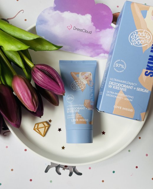 BodyBoom Dezodorant + serum w kremie, Skin Hype, Ultranawilżający