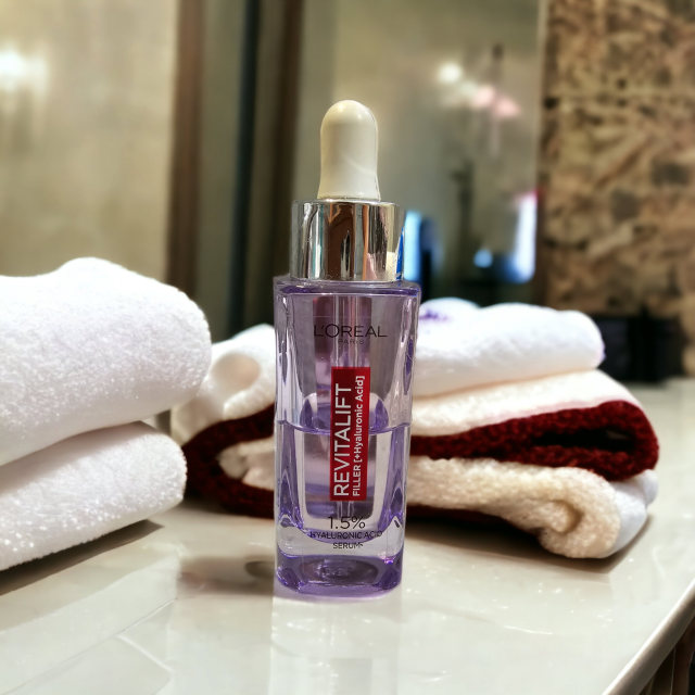 L'Oréal Revitalift Filler, Serum do twarzy, Przeciwzmarszczkowe, 1.5% czystego kwasu hialuronowego 