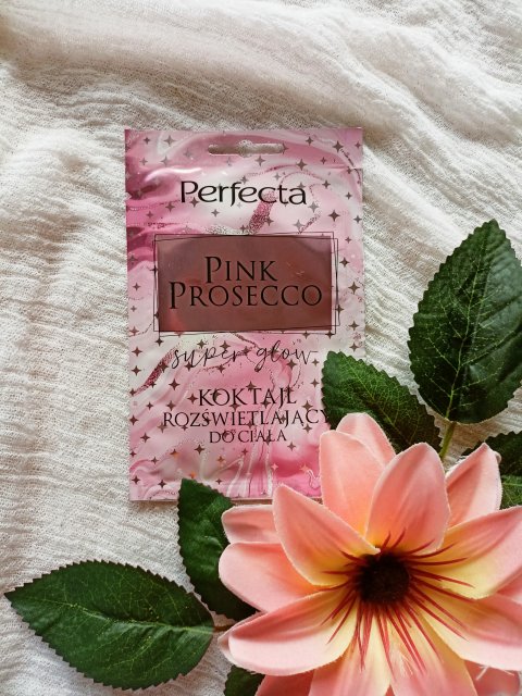 Pink presecto z drobinkami 