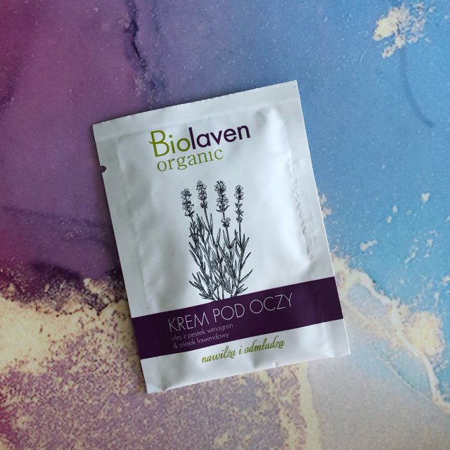 Sylveco Biolaven, Krem pod oczy, Nawilża i odmładza, Olej z pestek winogron & olejek lawendowy