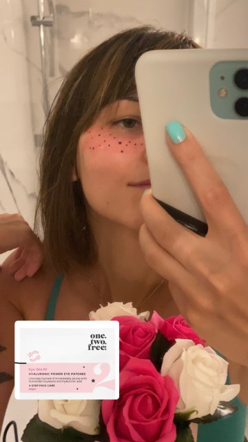 One.two.free! Hyaluronic Power Eye Patches, Płatki nawilżające pod oczy 