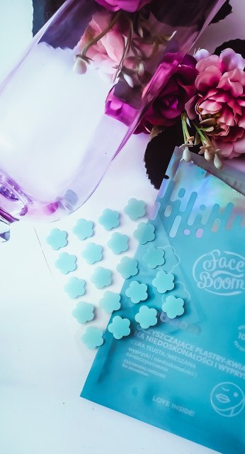 FaceBoom Plastry-kwiatki na niedoskonałości, Seboom, Oczyszczające, Cera tłusta/mieszana