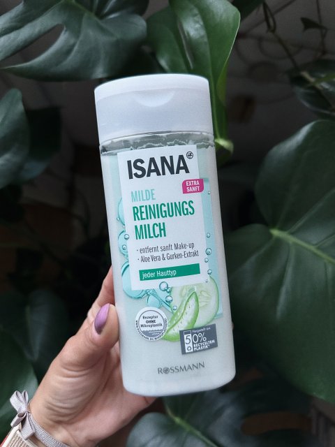 Isana Mleczko do demakijażu, Łagodne, Z aloesem i ogórkiem