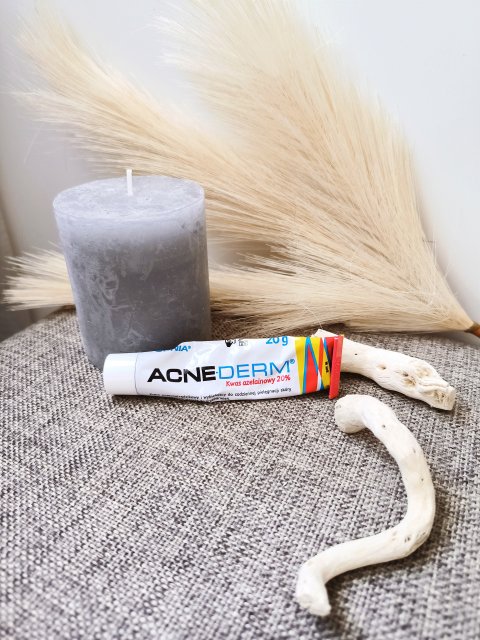 Acnederm Krem do twarzy, Przeciwtrądzikowy, Z kwasem azelainowym 20%