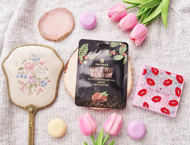 Pax Moly Maska do twarzy w płacie, Real Coffee Mask Pack