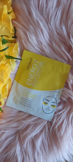 Catrice Energy, Hydrożelowe płatki pod oczy, Z kofeiną i imbirem