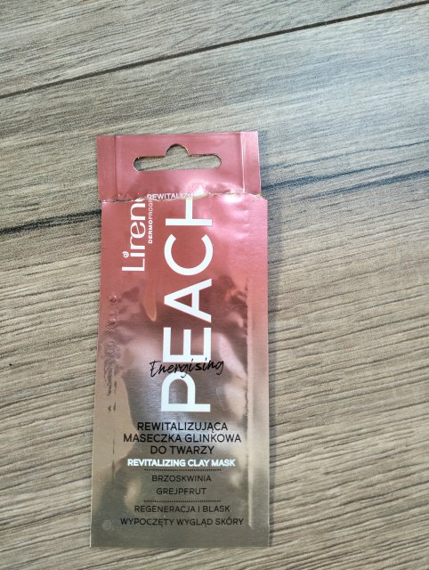 Lirene Dermoprogram, Maseczka do twarzy, Energising Peach, Rewitalizująca, Glinkowa