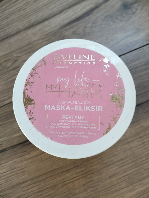 Eveline My Life My Hair, Maska-eliksir do włosów, Wzmacniająca