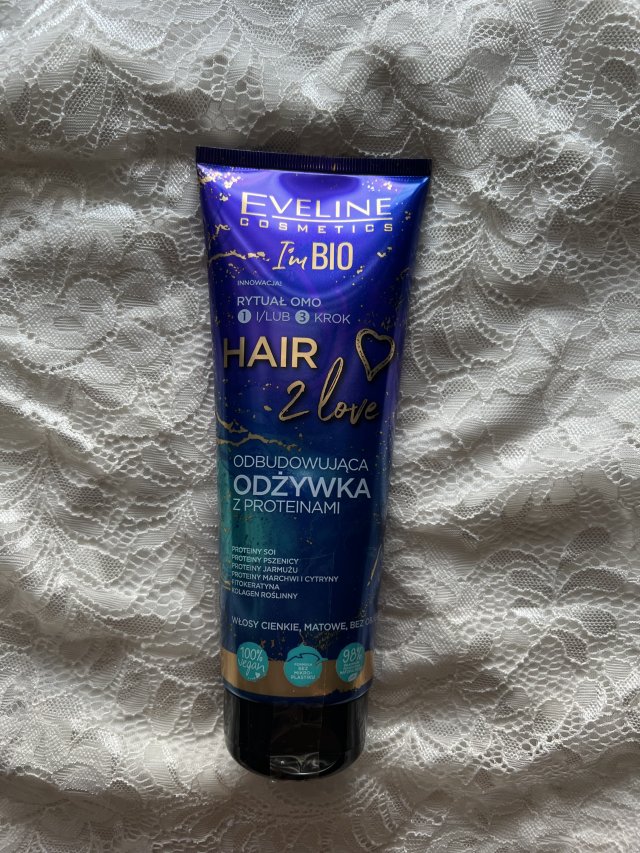 Eveline I’m Bio Hair 2 Love, Odżywka do włosów, Proteinowa, Odbudowująca, Równowaga PEH