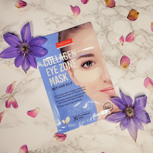 Purederm Płatki pod oczy, Wegańskie, Z kolagenem, Under Eye Mask 