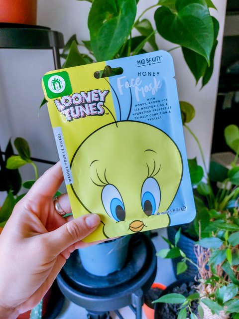 Mad Beauty Maska do twarzy w płacie, Looney Tunes, Tweety, Honey