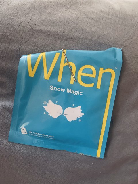 When Simply, Maseczka do twarzy, Rozświetlająca, Snow Magic