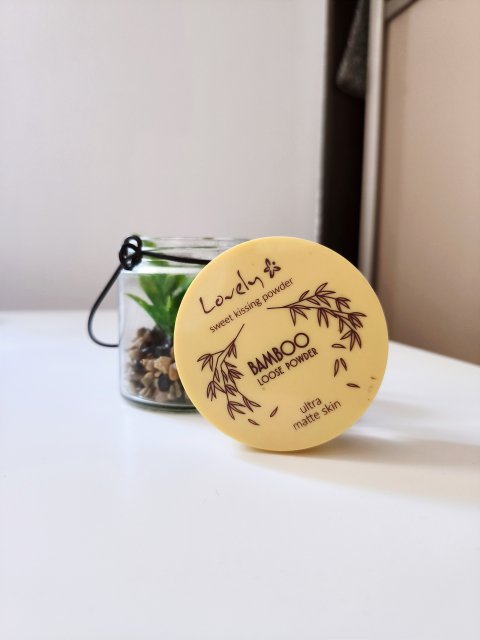 Lovely Puder do twarzy, Bambusowy, Bamboo Loose Powder