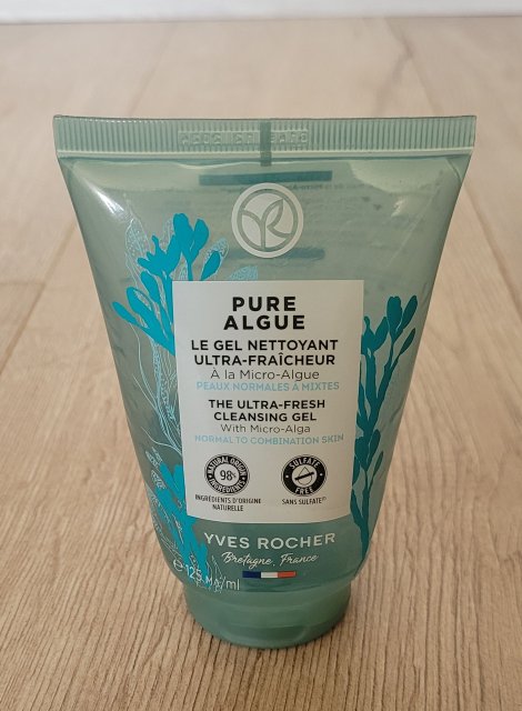 Yves Rocher Pure Algue, Żel do mycia twarzy, Oczyszczający, Extra świeżość
