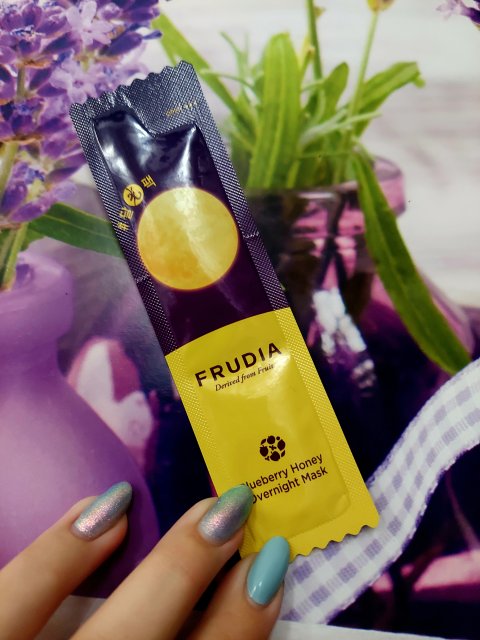 Frudia Maska do twarzy, Blueberry Honey, Overnight Mask, Nawilżająca, Całonocna, Jagody i miód