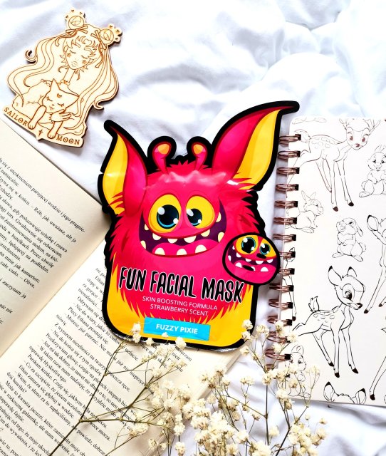 Maxbrands Marketing B.V. Fun Facial Mask, Maseczka do twarzy w płacie, Fuzzy Pixie 