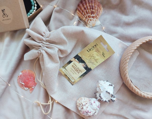 Lirene Maska do twarzy, Nawilżająca, Z szampanem i złotem, Ladies Night!