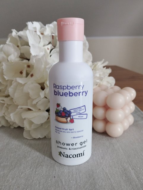 Nacomi Żel pod prysznic, Raspberry Blueberry