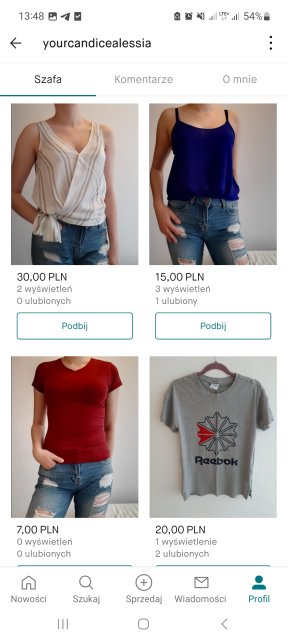 Pokaż swój profil na Vinted