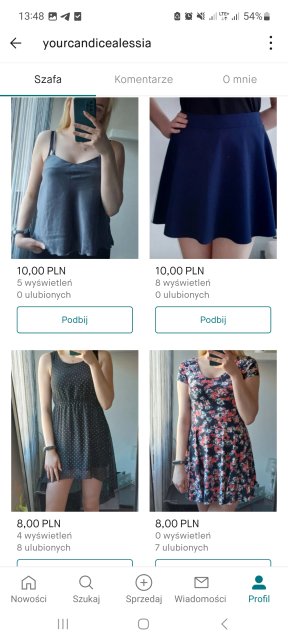 Pokaż swój profil na Vinted