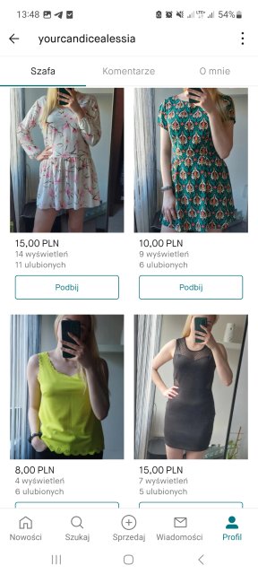 Pokaż swój profil na Vinted