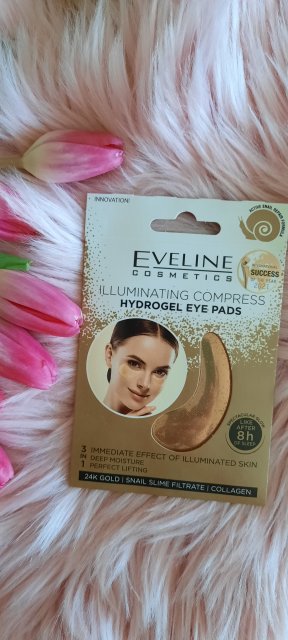 Eveline Płatki pod oczy, Hydrożelowe, W formie rozświetlającego kompresu, Illuminating Compress