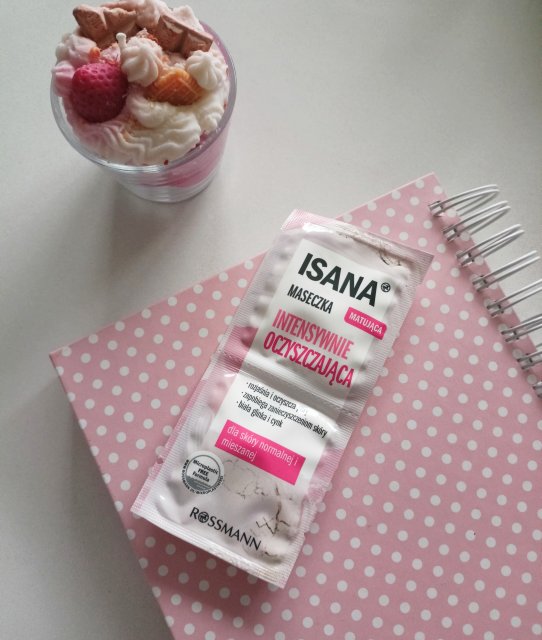 Isana Maseczka do twarzy, Intensywnie oczyszczająca, Matująca, Dla skóry normalnej i mieszanej