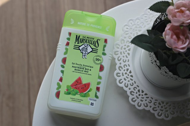 Le Petit Marseillais Żel pod prysznic, Aromatyczny, Bio Arbuz i Bio Bazylia
