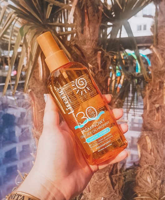 Lirene Dermoprogram, Olejek do opalania, Jaśminowy, SPF 30