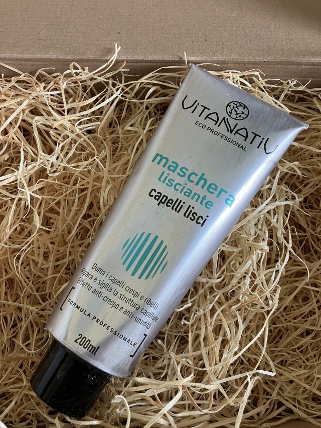 Vitanativ Maska do włosów, Maschera Lisiante Capelli Lisci, Wygładzająca