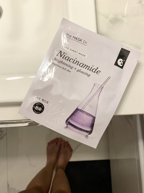 Maseczka w płacie Niacynamid
