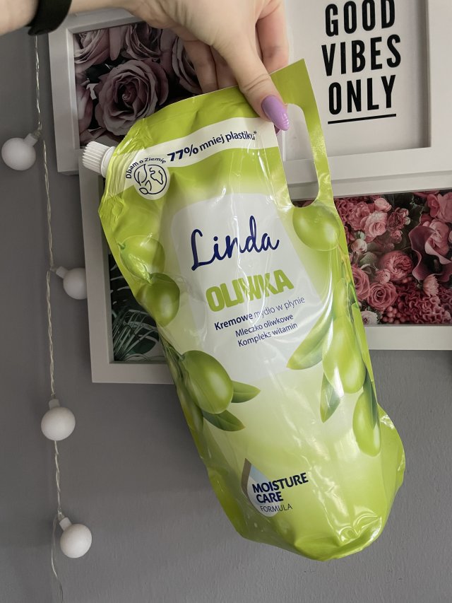 Linda Mydło w płynie, Kremowe, Oliwka
