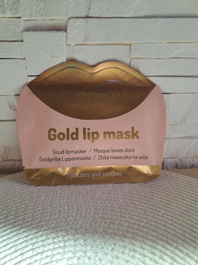 Dayes Europe B.V Maska na usta, Hydrożelowa, Nawilżenie i odżywienie, Złota 