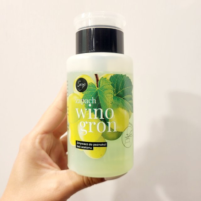 Seyo Zmywacz do manicure hybrydowego, Zapach Winogron