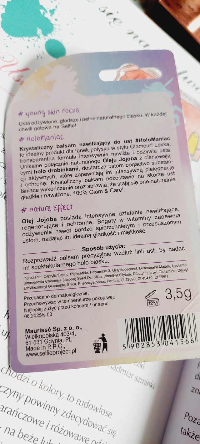 Krystaliczny balsam do ust 
