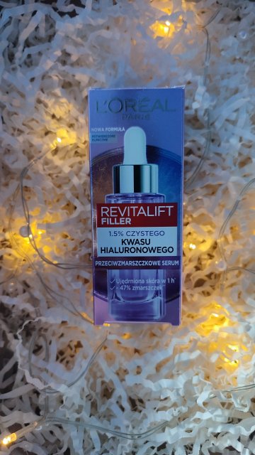 L'Oréal Revitalift Filler, Serum do twarzy, Przeciwzmarszczkowe, 1.5% czystego kwasu hialuronowego 