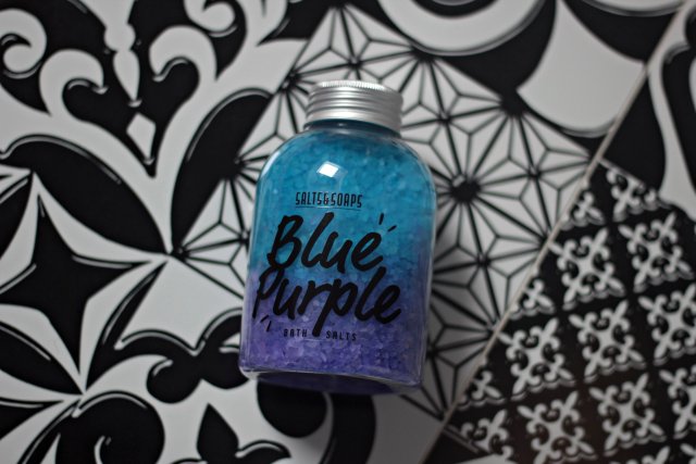 Salts & Soaps Sól do kąpieli, Podwójna, Blue Purple