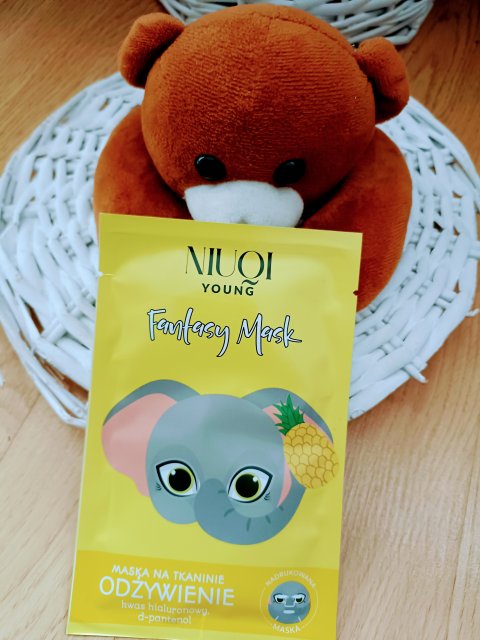 NIUQI Young, Fantasy Mask, Maska do twarzy na tkaninie, Odżywienie, Słoń 