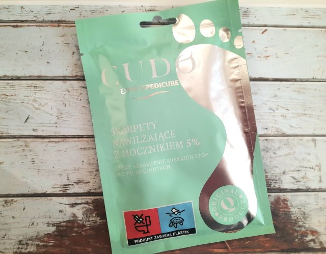 Cudo Skarpety do stóp, Express Pedicure, Nawilżające, Z mocznikiem 5%