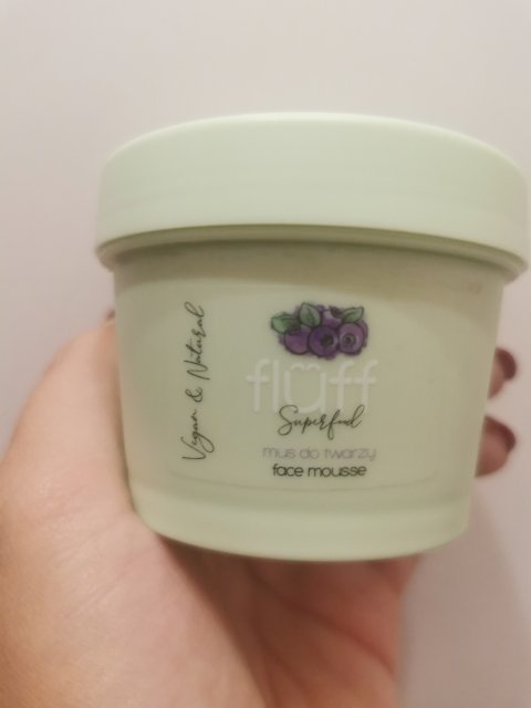 Fluff Superfood, Mus do mycia twarzy, Leśne jagody