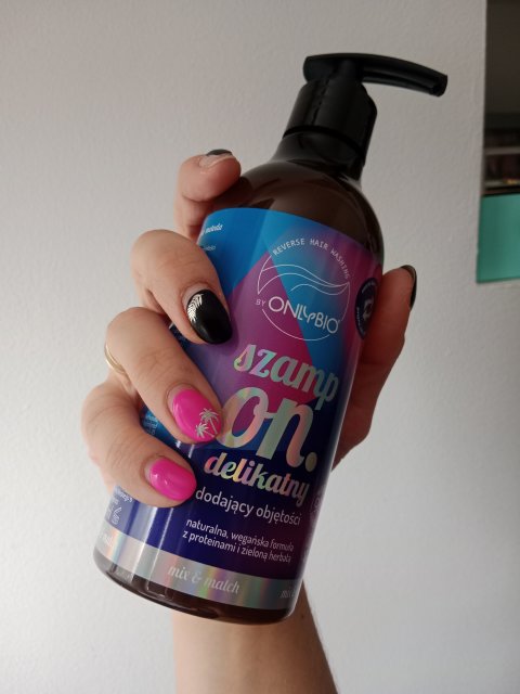 OnlyBio Reverse Hair Washing, Szampon do włosów, Delikatny, Dodający objętości