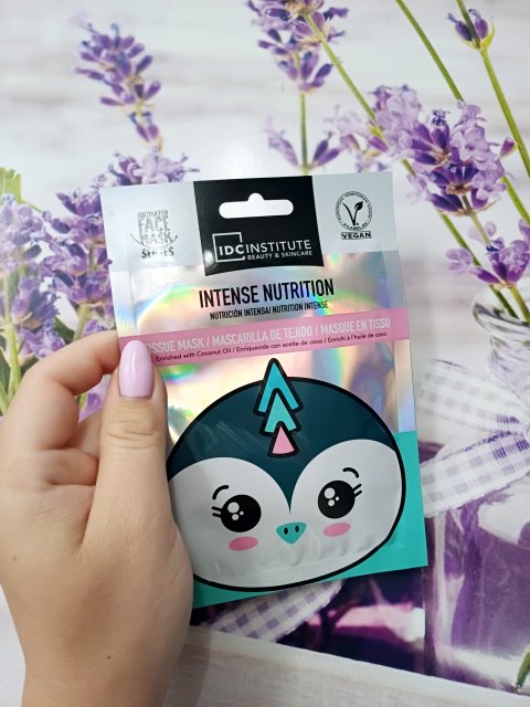 IDC Institute Maska do twarzy w płacie, Animated Face Mask Series, Intense Nutrition