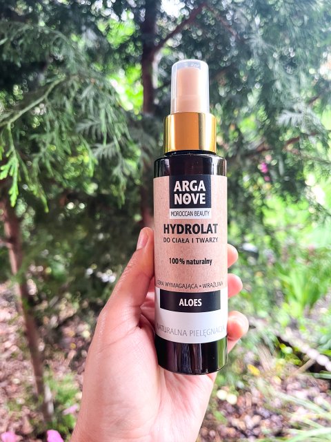 Arganove Moroccan Beauty, Hydrolat do ciała i twarzy, Aloes