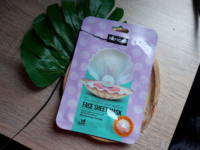 Sence Essentials Maska do twarzy w płacie, The World is Your Oyster, Ekstrakt z wodorostów