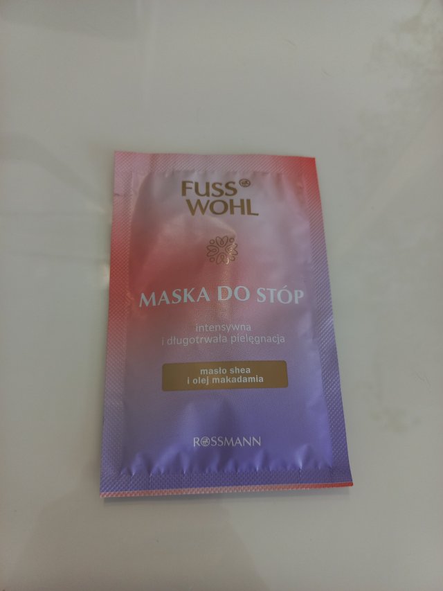 Fusswohl Maska do stóp, Masło Shea i Olej Makadamia