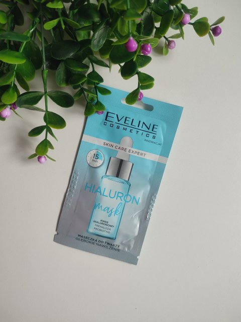 Eveline Skin Care Expert, Maseczka do twarzy, Hialuron, Głębokie Nawilżenie