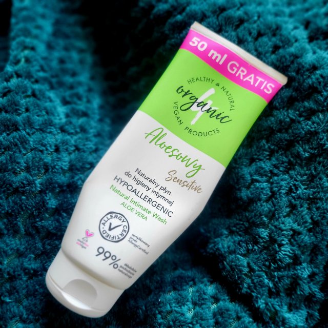4organic Płyn do higieny intymnej, Aloesowy, Sensitive